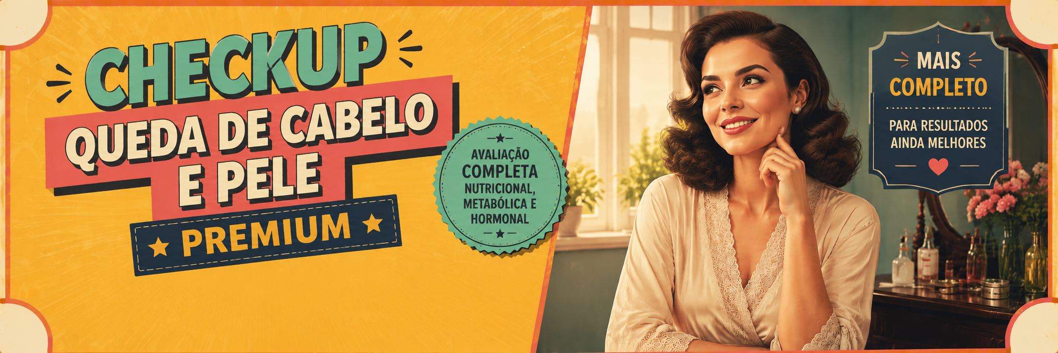 Check-up Queda de Cabelo e Pele - Premium